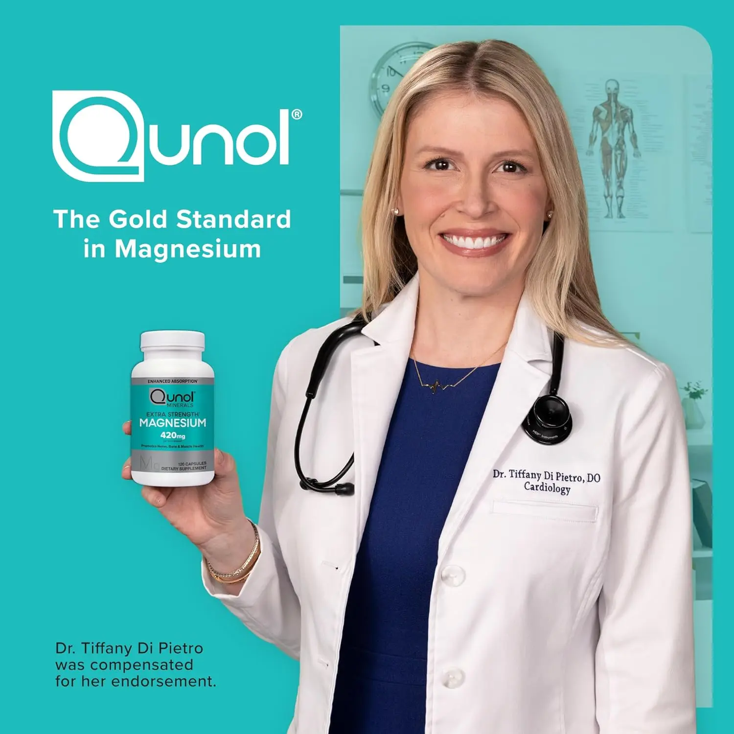 Qunol Magnesium 420 mg Capsules